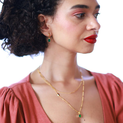 Emerald Gemstone Necklace