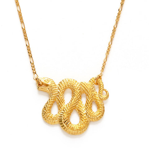 Golden Serpent Necklace