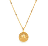 Rainbow Medallion necklace