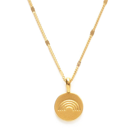 Rainbow Medallion necklace