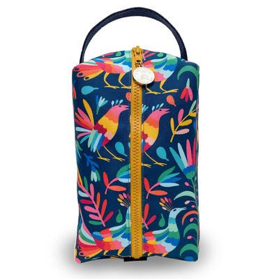 Canvas Dopp Kit - Otomi Indigo