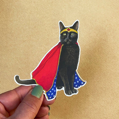 Wonder Cat Sticker