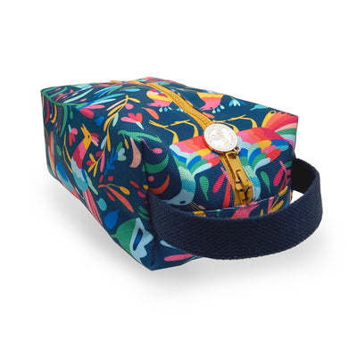 Canvas Dopp Kit - Otomi Indigo