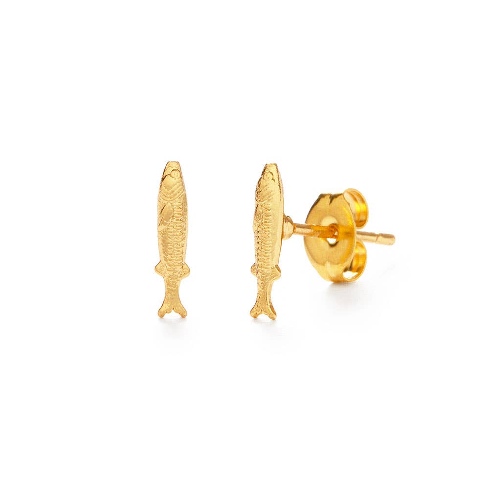 Teeny Fish Stud Earrings