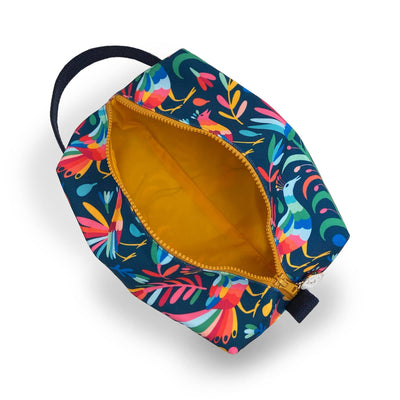 Canvas Dopp Kit - Otomi Indigo