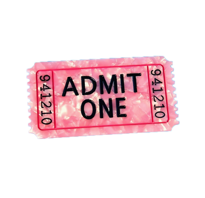 Ticket Hair Clip