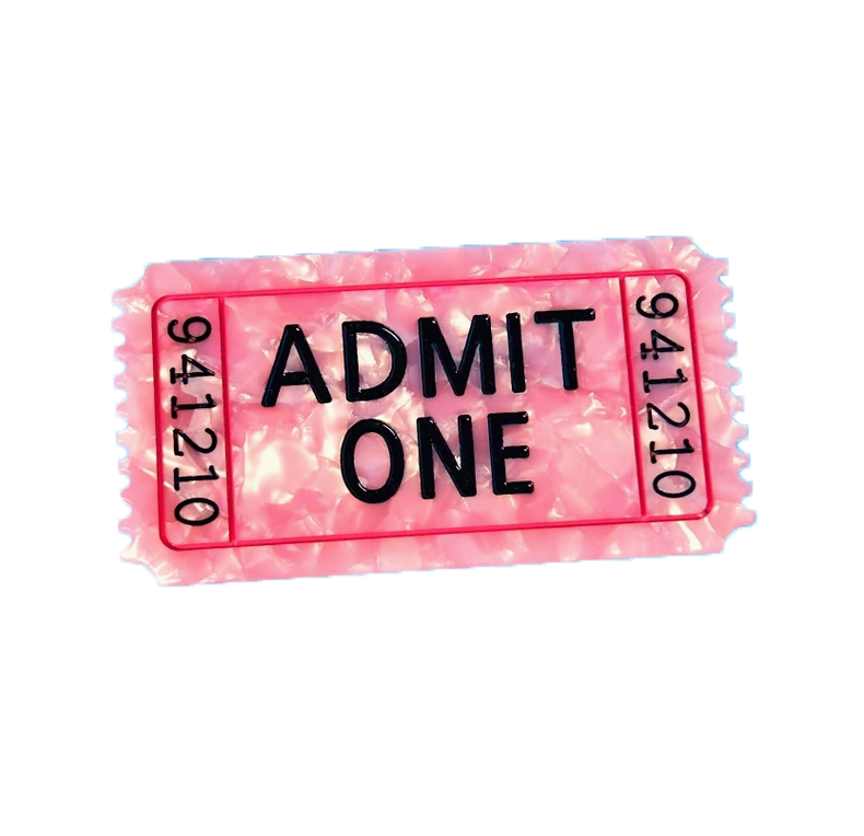 Ticket Hair Clip