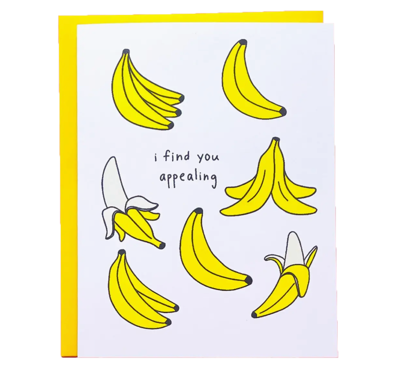 Appealing Banana greeting card