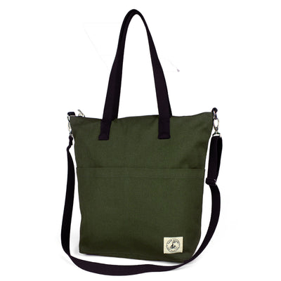 Aria Reversible Messenger Bag Pine/Railroad stripe