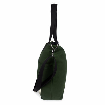 Aria Reversible Messenger Bag Pine/Railroad stripe