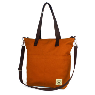 Aria Reversible Messenger Bag Teracotta/Railroad stripe