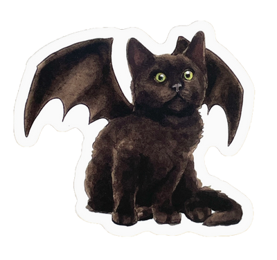 Bat Kitten Sticker