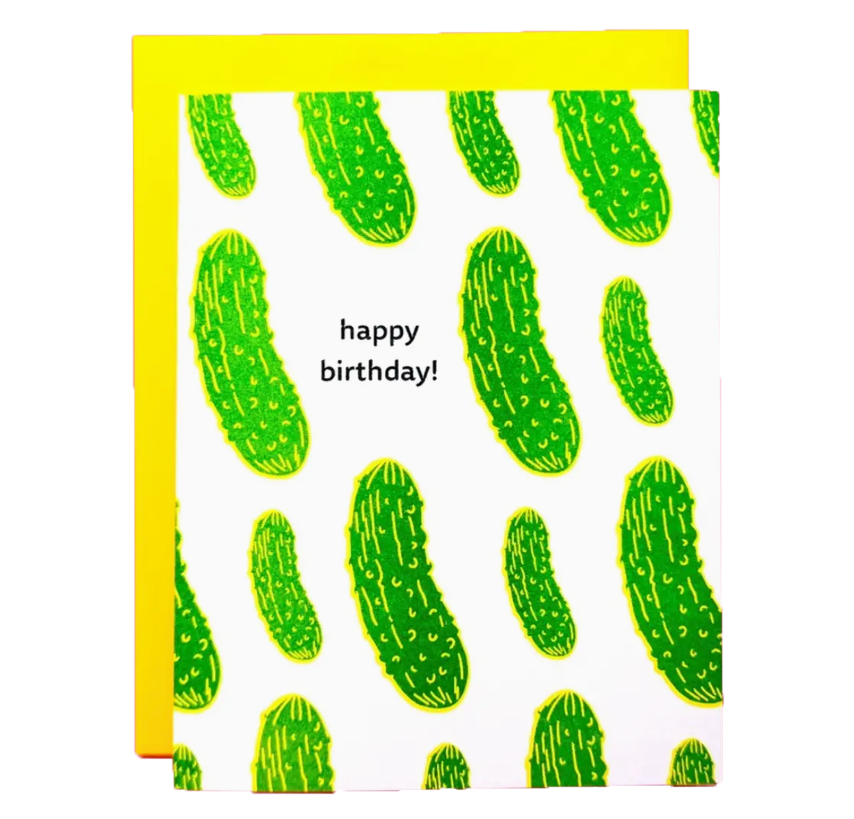 Birthday Pickles greeting card