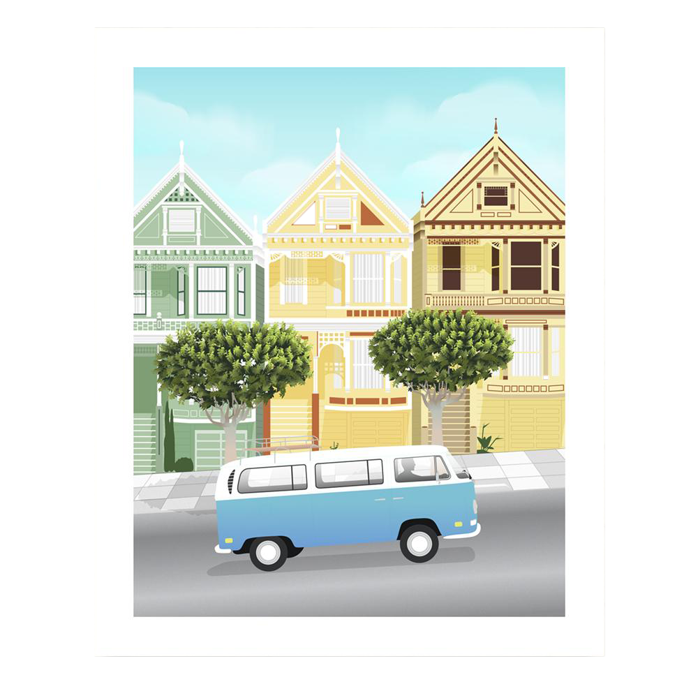 VW Buses in San Francisco