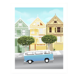 VW Buses in San Francisco art prints