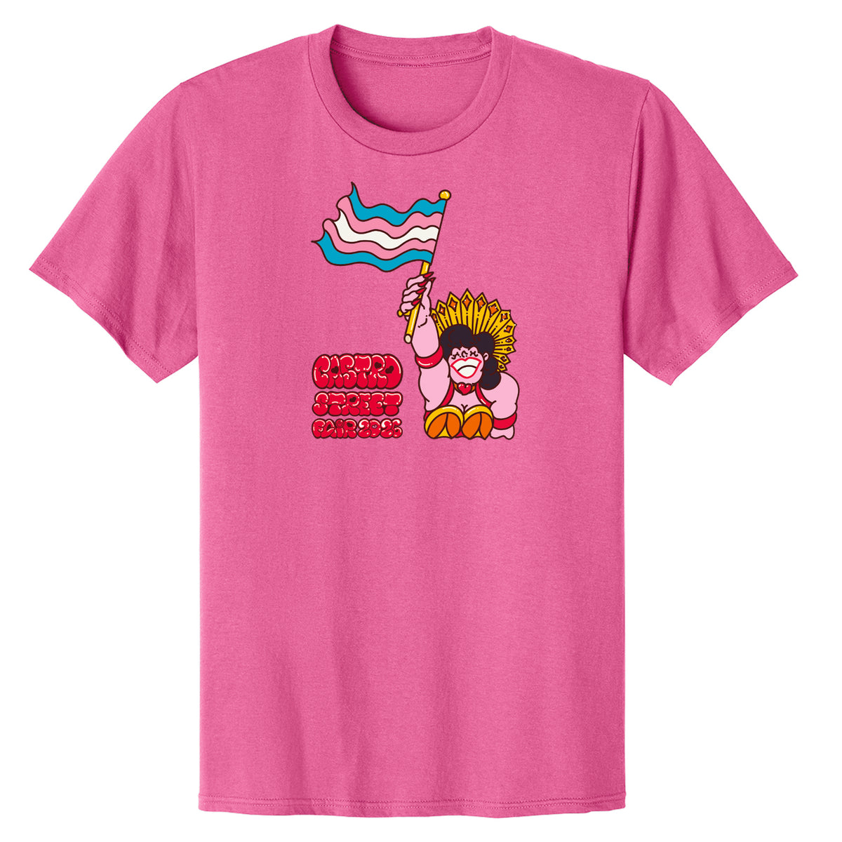 CSF Trans Flag Pink Tshirt