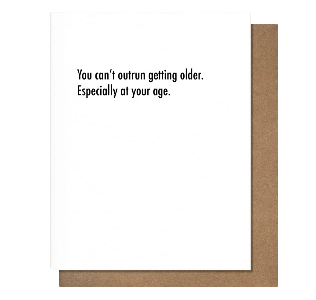 Can't Outrun Greeting Card