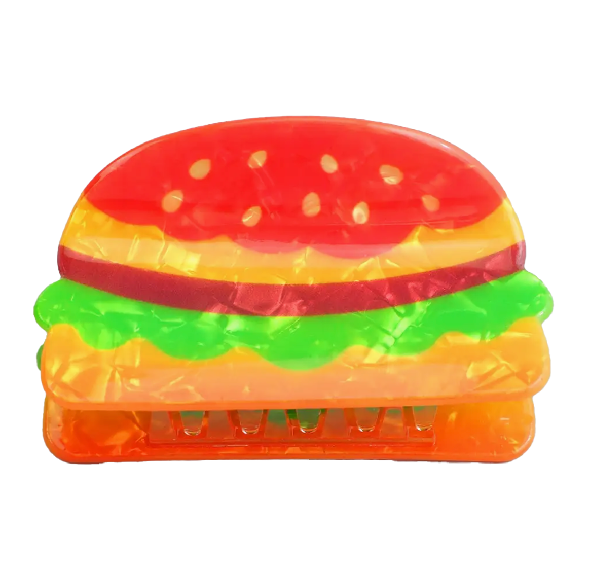 Cheeseburger hair claw