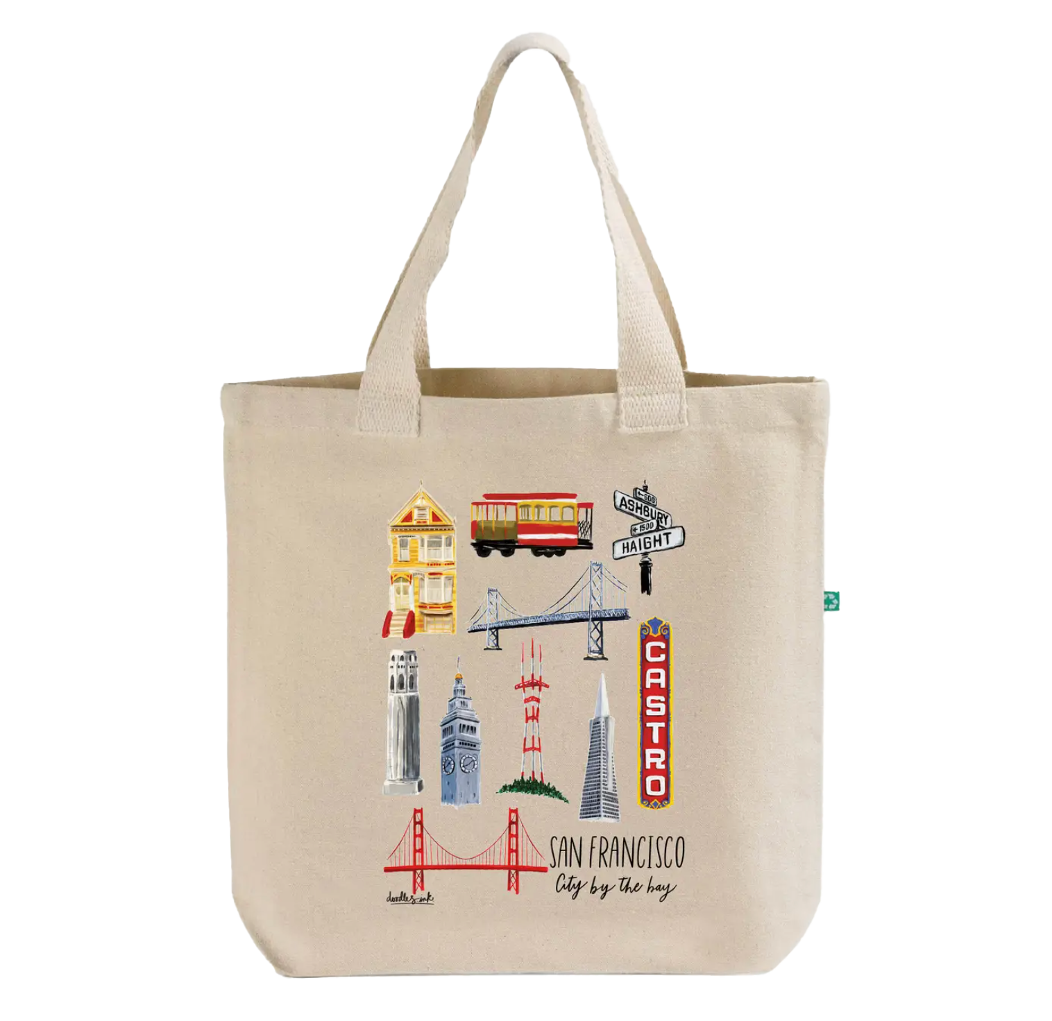 SF Collage Market Tote bag
