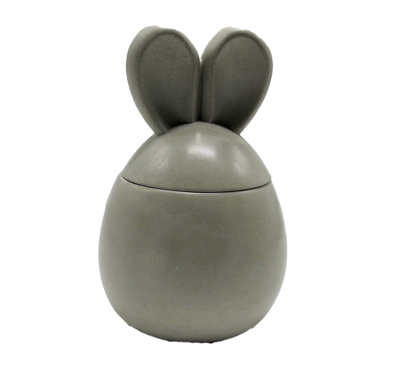 Concrete Bunny jar candle