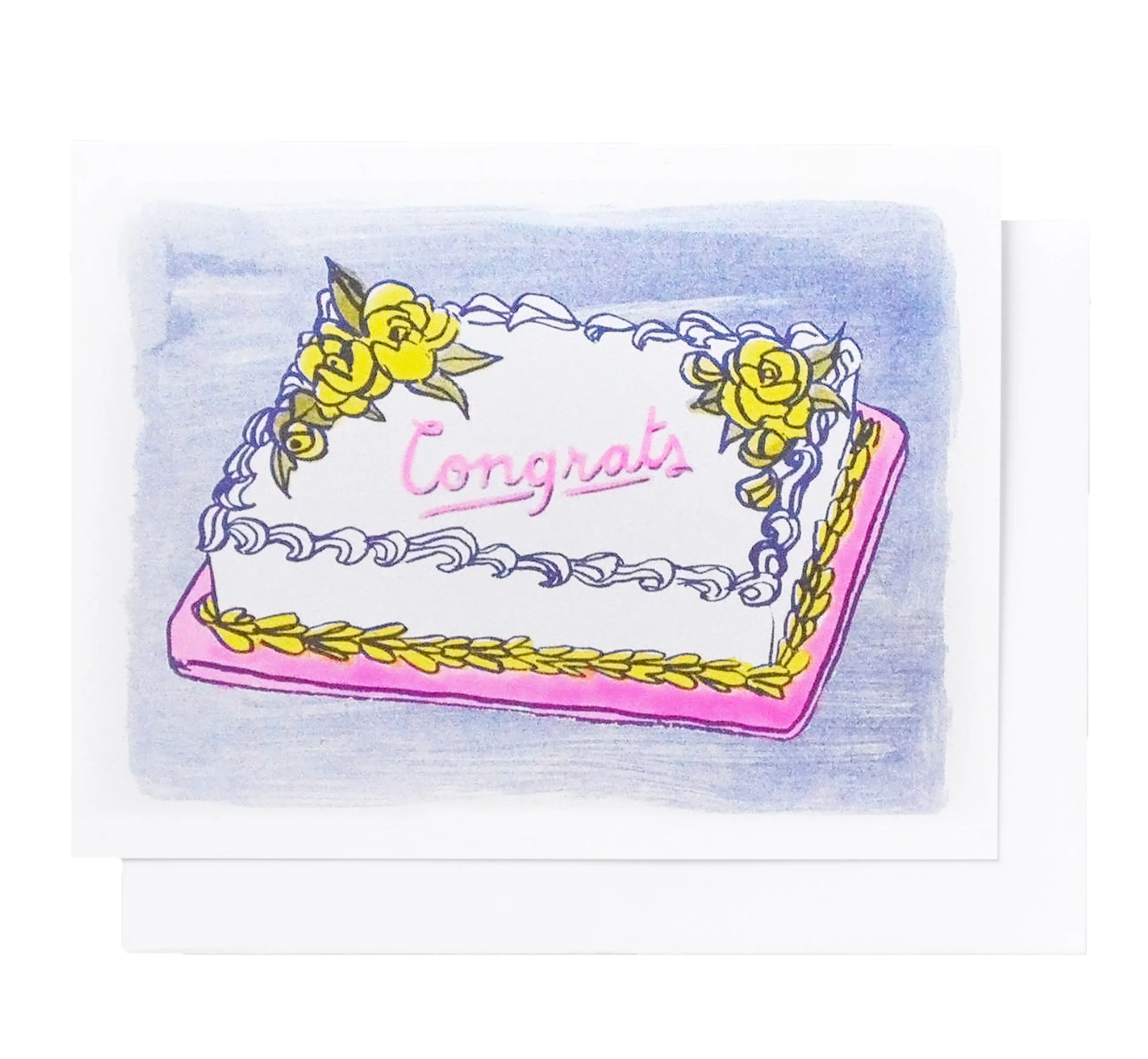 Congrats Cake greeting card