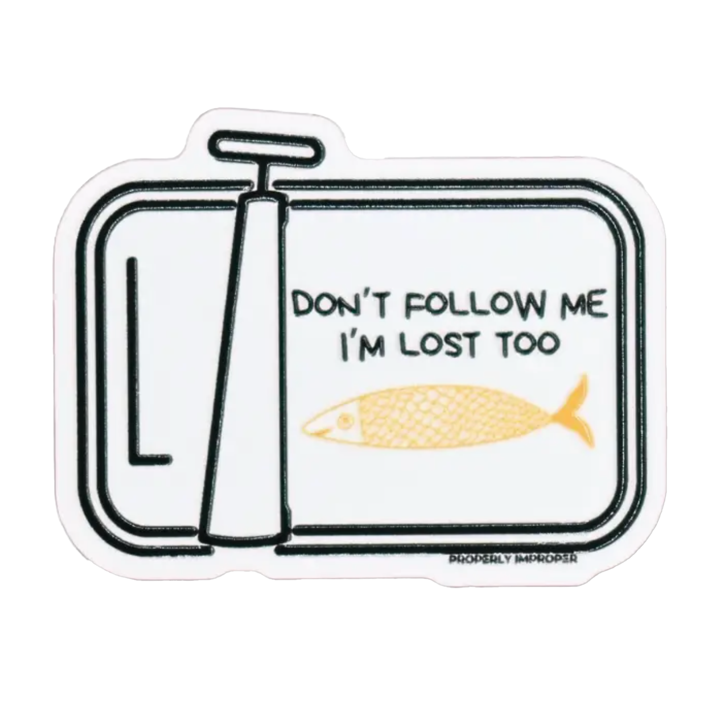 Don't Follow Me sticker