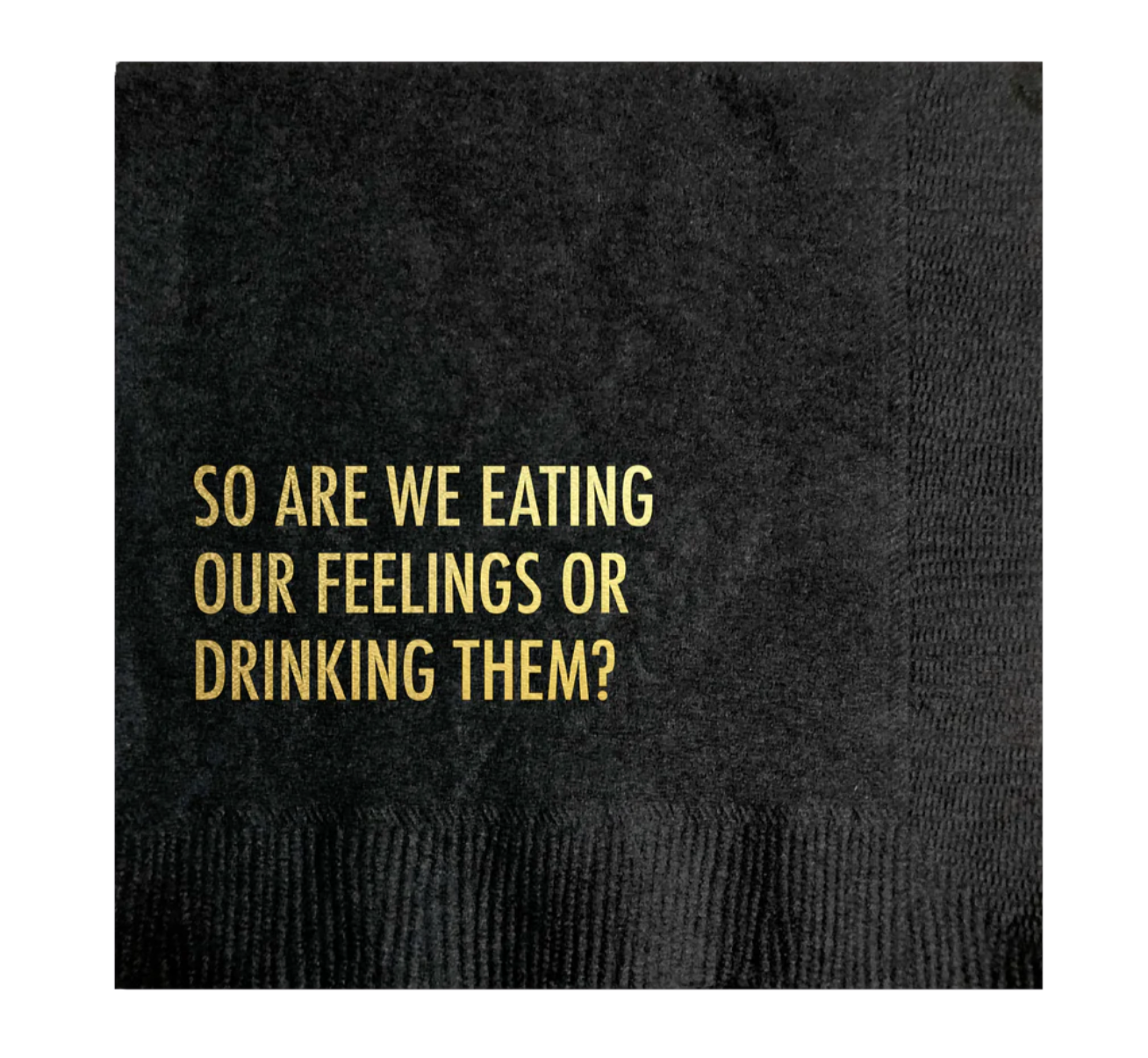 Eating Feelings cocktail napkins