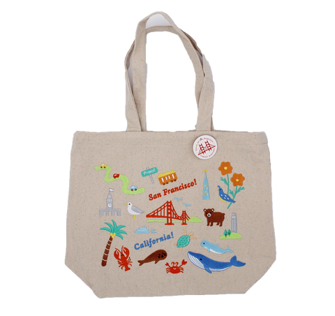 SF Embroidered Tote