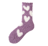 Fuzzy Heart socks