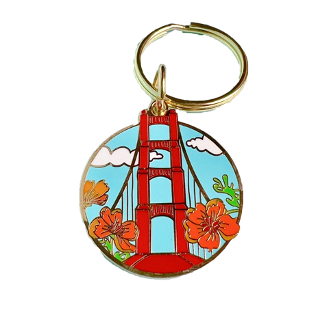 Golden Gate Bridge keychain