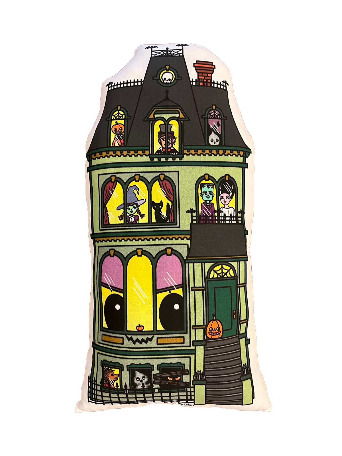 Haunted House pillow