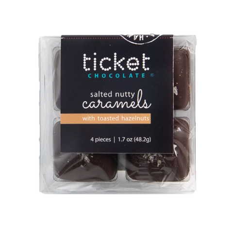 Chocolate Covered Caramels - Hazelnuts