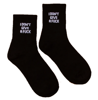 IDGAF socks