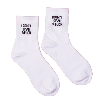 IDGAF socks