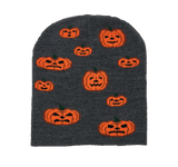 Jack-o-lantern beanie