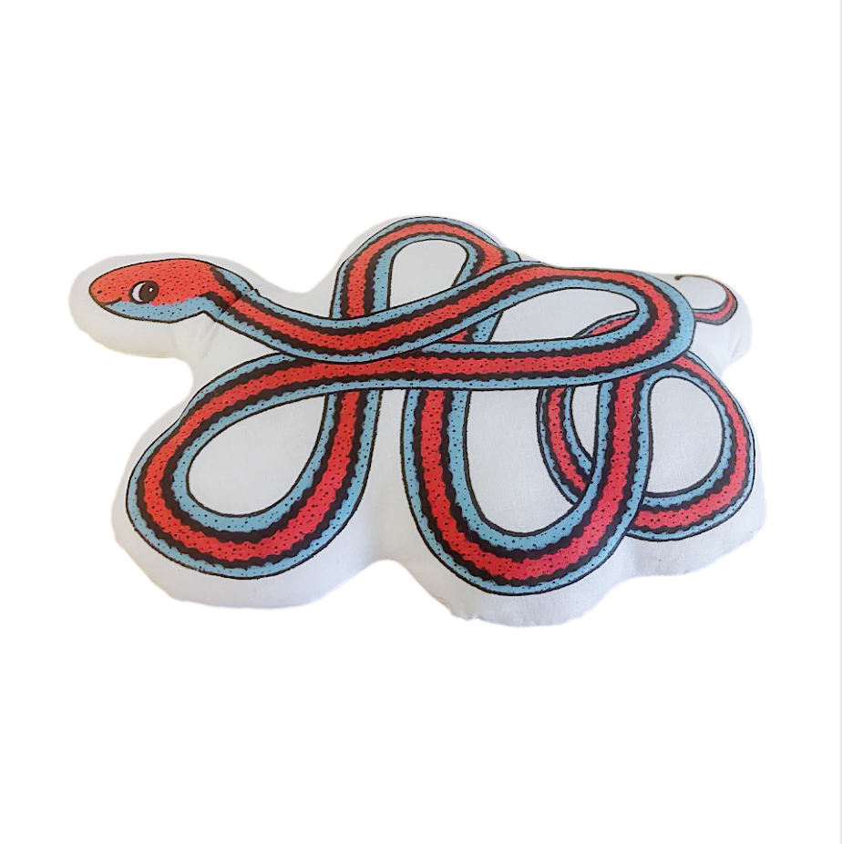 California Garter Snake Pillow