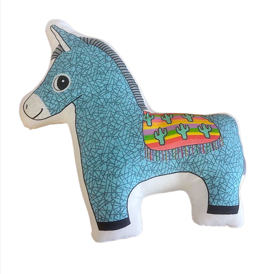 Donkey Pinata Pillow