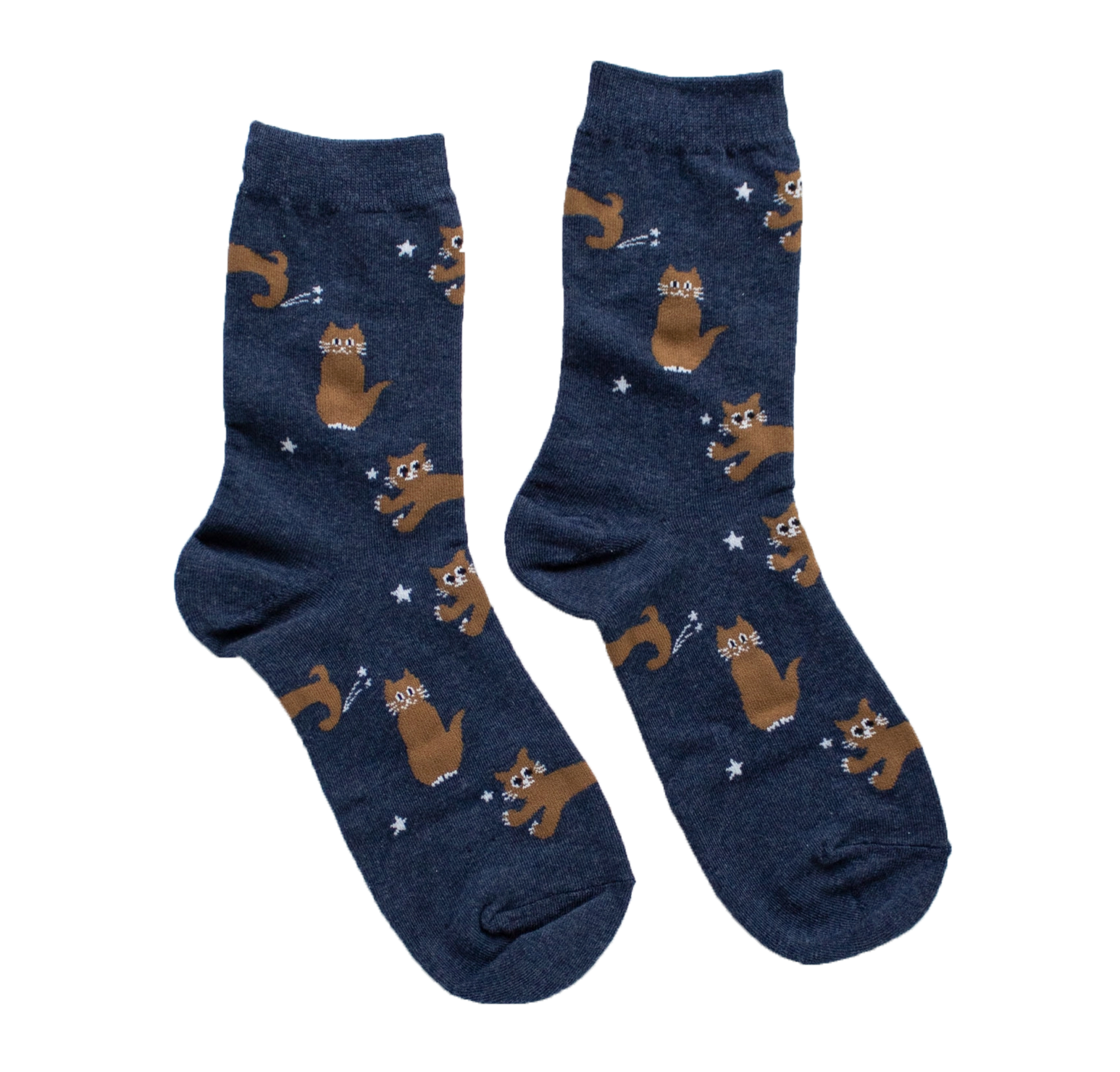 Cat Meow socks - Denim