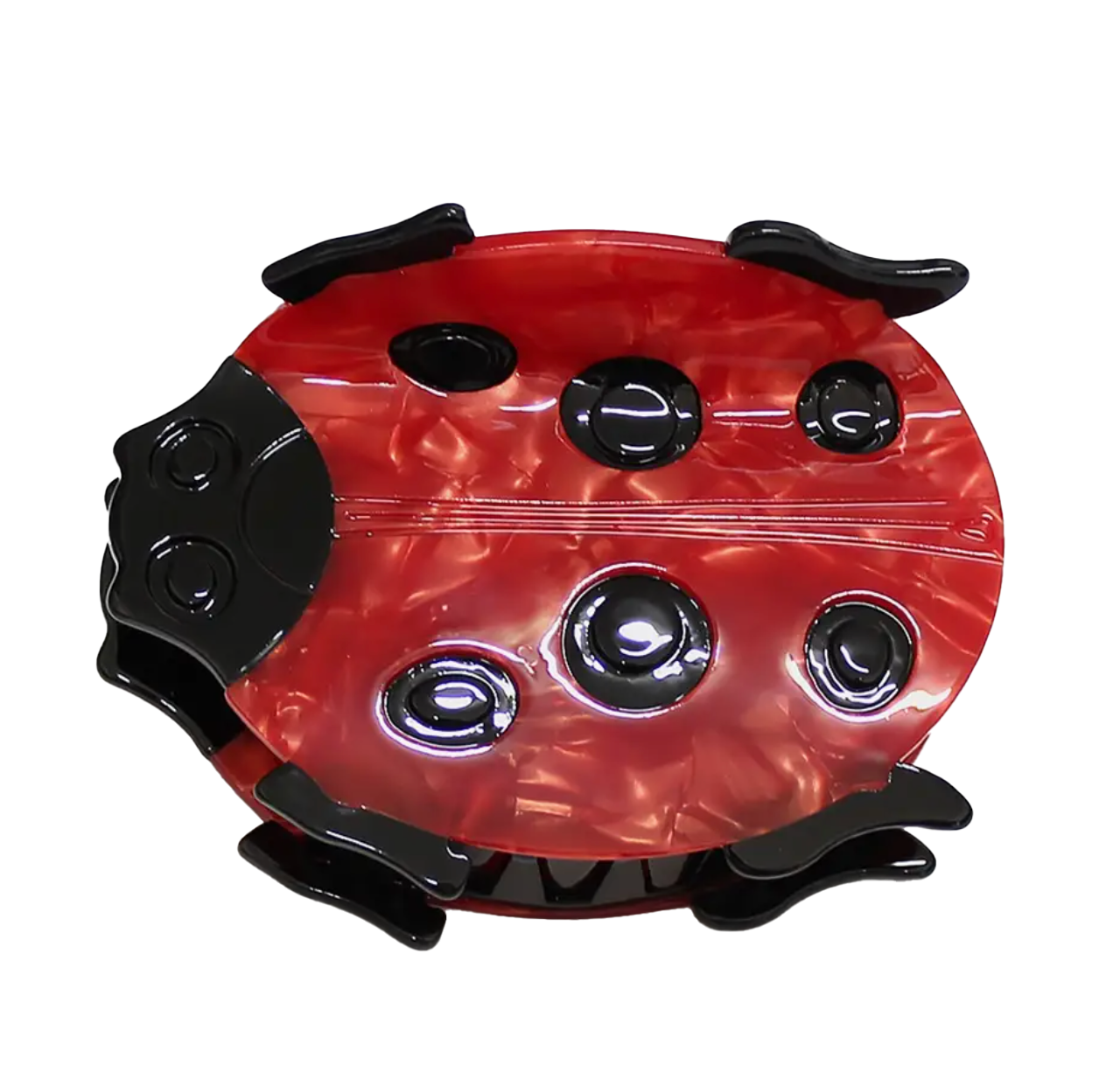 Ladybug hair claw