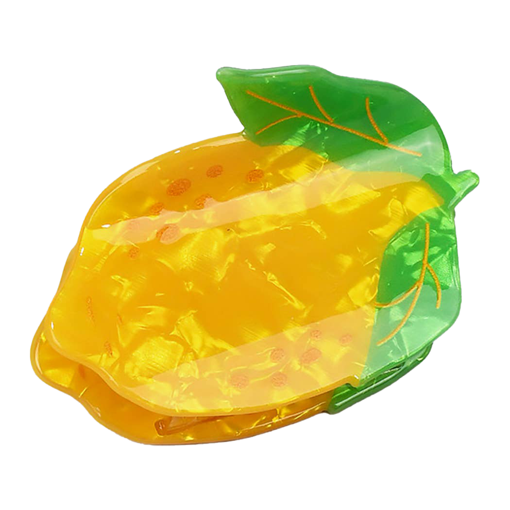 Lemon Hair Claw Marbled