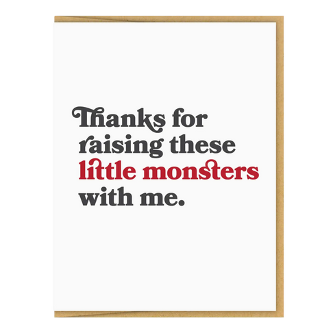 Little Monsters card