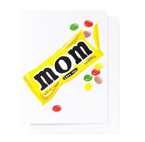 Love You Mom greeting card