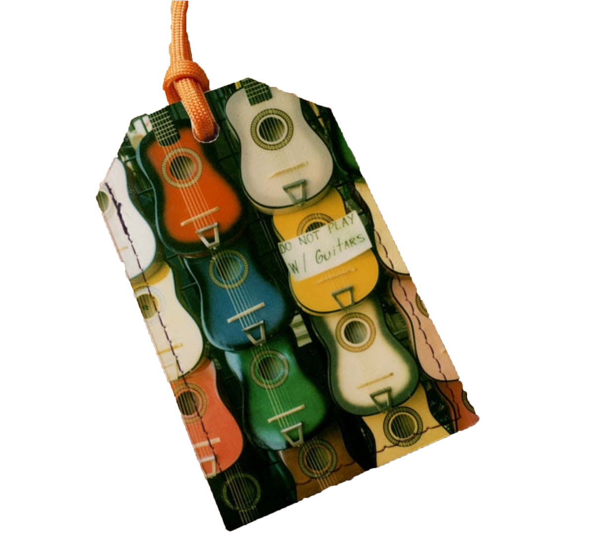 Guitars luggage tag