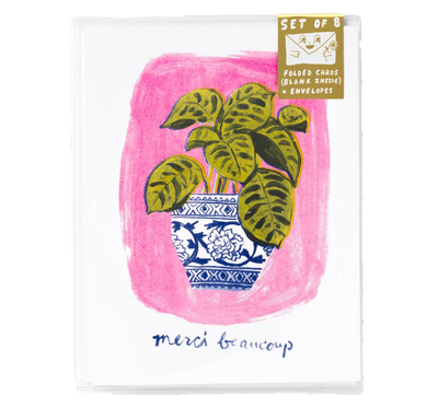 Merci Beaucoup greeting card / card pack