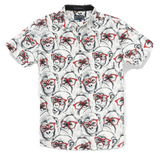 Monkey Glasses Button Shirt