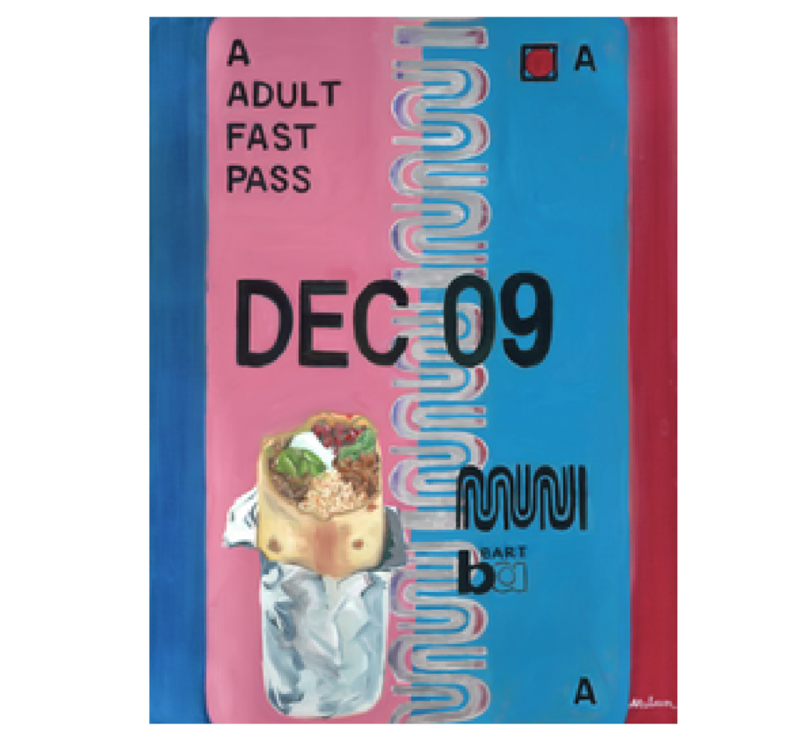 Muni Burrito Art Print