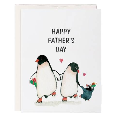 Penguin Father's Day card