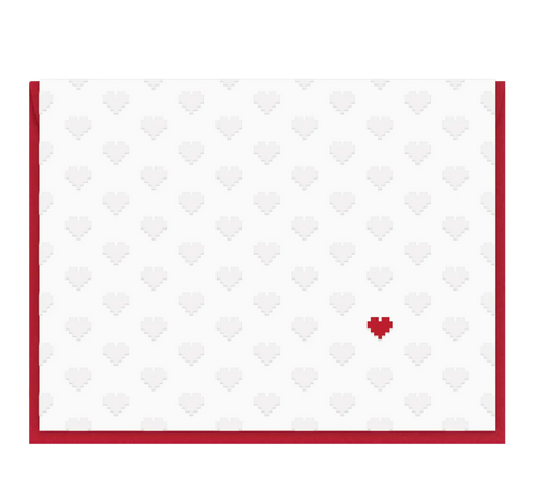 Pixel Perfect Hearts card