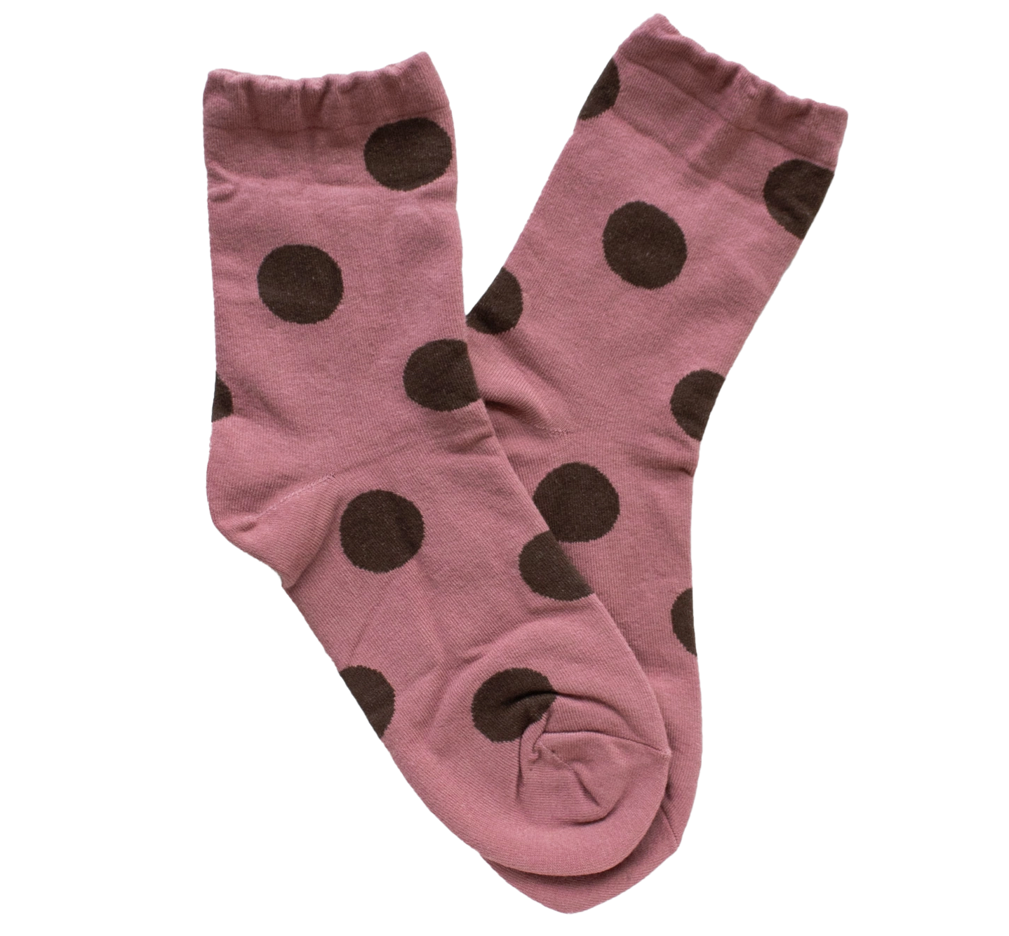 Polka Dot socks - Mauve