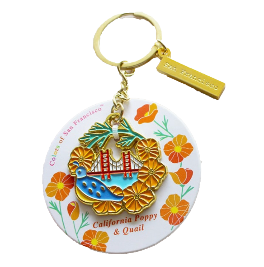 Poppy Gold Keychain – Local Take